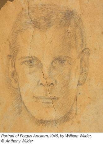 Portrait of Fergus Anckorn 1945 by William Wilder Credit: Anthony Wilder